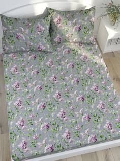 Простынь Сказка -Сирень- 240х215 см евро