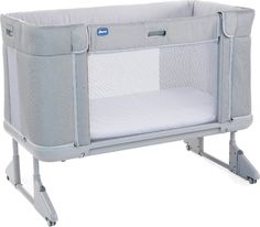 Кроватка Chicco Next2Me Forever, расцветка Cool Grey