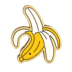 Значок Банан Kawaii Factory
