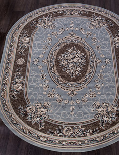 Овальный ковер 100 на 200 см AkTs