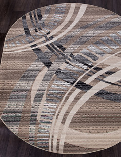 Овальный ковер 100 на 200 см AkTs