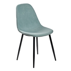 Стул Comfort бирюзовый с чёрными ножками Bradex