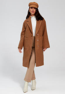 Пальто женское Marco Bonne` R2116PC бежевое 44 RU