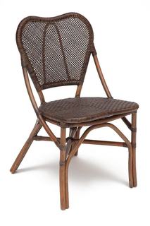 Садовый стул TetChair Yama, натуральный ротанг, античный коричневый