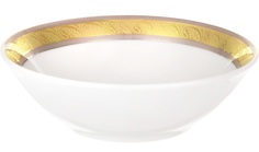 Салатник круглый 13 см Christine, декор Платиново-золотая лента Thun