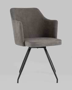 Стул Слинг вращающийся серо-коричневый Stool Group