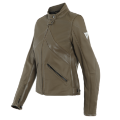 Куртка кожаная женская Dainese SANTA MONICA LADY PERFORATED Light-Brown (р.46)