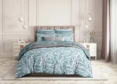 Постельное белье Guten Morgen Happy winter цвет: голубой (1,5 спал.)