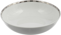 Салатник круглый Opal 19 см декор Платиновые пластинки отводка платина Thun