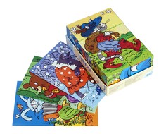 6 кубиков Step Puzzle Baby Step Герои сказок 87331