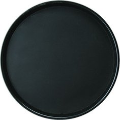 Поднос круглый прорезиненный d=40.6 см черный ProHotel bar 4080642