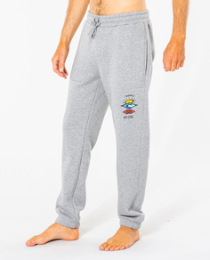 Спортивные брюки мужские Rip Curl SEARCH ICON TRACKPANT серые S