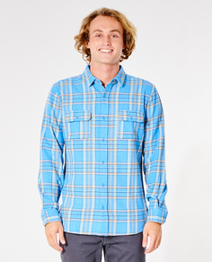 Рубашка мужская Rip Curl GRIFFIN FLANNEL SHIRT голубая M