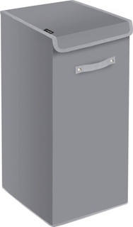 Корзина для белья с крышкой Nika HSC2/GR серая