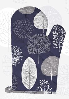 Mona Liza 507007/2 Рукавица 18*30 с петлей "Forest" Мелисса