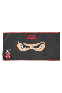 Спортивное полотенце MadWave Microfiber Towel Ninja 40x80 черный
