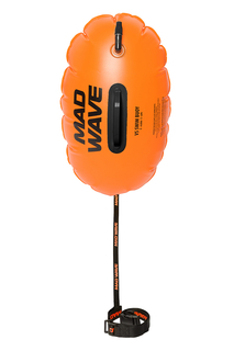 Буй для дайвинга MadWave VS Swim Buoy 22 л оранжевый