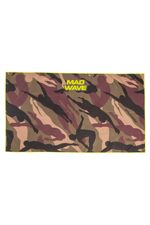Спортивное полотенце MadWave Microfiber Towel Military 80x140 хаки