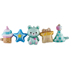 Гирлянда из воздушных шаров Cosy Медвежонок Candy bar 93х28 см