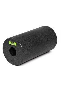 Ролик для йоги и пилатеса MadWave Massage Roller 30x15 см, black