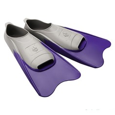 Ласты для плавания MadWave Pool Colour Short фиолетовый 24-25 RU