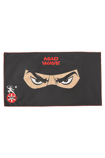 Спортивное полотенце MadWave Microfiber Towel Ninja 80x140 черный