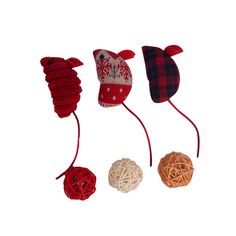 Игрушка для кошек CHOMPER Lodge Набор Мышки и мячики 6 шт