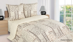 Комплект постельного белья Ecotex 1,5 сп Поэтика Аквилегия