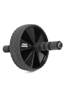 Ролик для йоги и пилатеса MadWave AB Wheel 25x17 см, black