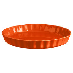 Форма для выпечки Emile Henry Низкий Киш 29см, цвет тоскана