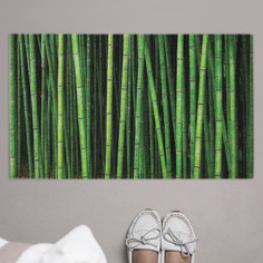 Придверный коврик JoyArty "Бамбуковый лес" резиновая основа 75x45 см