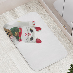 Коврики для ванной и туалета bath_98674 Японский манэки-нэко JoyArty