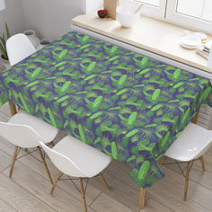 Скатерть прямоугольная JoyArty "Весенние тропики" из оксфорда, 180x145 см