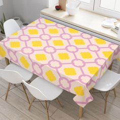 Скатерть прямоугольная JoyArty "Солнце в витраже" из оксфорда, 180x145 см