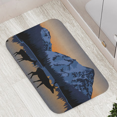 Коврики для ванной и туалета bath_108190 Горный олень на берегу озера Joy Arty