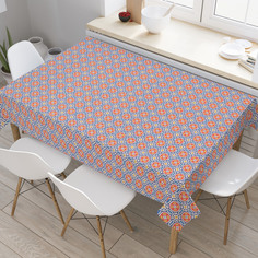 Скатерть прямоугольная JoyArty "Этнический геометрический узор" из оксфорда, 180x145 см