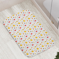 Коврики для ванной и туалета bath_100038 Красочные деревья JoyArty