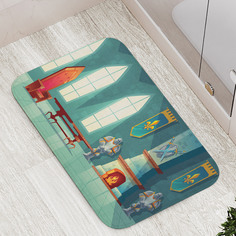 Коврики для ванной и туалета bath_99847 Камин в тронном зале JoyArty
