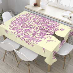 Скатерть прямоугольная JoyArty "Природное возбуждение" из оксфорда, 120x145 см