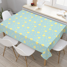 Скатерть прямоугольная JoyArty "Луна и звезды" из оксфорда, 120x145 см