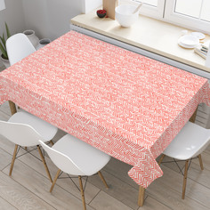 Скатерть прямоугольная JoyArty "Нарисованный зигзаг" из оксфорда, 180x145 см
