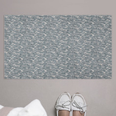 Придверный коврик JoyArty "Зимний камуфляж" резиновая основа 75x45 см