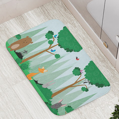 Коврики для ванной и туалета bath_98894 Лесные звери JoyArty