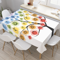 Скатерть прямоугольная JoyArty "Энергетическое дерево" из оксфорда, 120x145 см