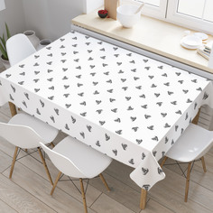 Скатерть прямоугольная JoyArty "Парусное судно" из оксфорда, 180x145 см