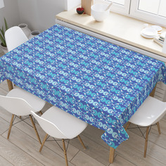 Скатерть прямоугольная JoyArty "Фольклорный мотив бохо" из оксфорда, 180x145 см