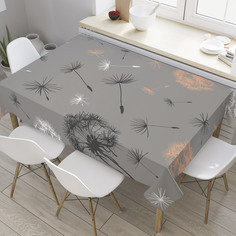 Скатерть прямоугольная JoyArty "Полет одуванчика" из оксфорда, 120x145 см