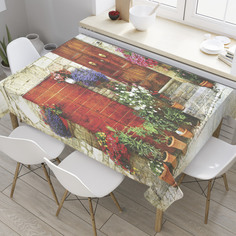 Скатерть прямоугольная JoyArty "Ловим дневной свет" из оксфорда, 120x145 см