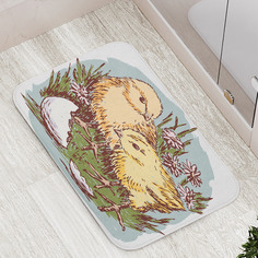 Коврики для ванной и туалета bath_100409 Новорожденные цыплята JoyArty