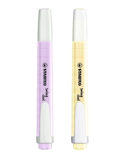 Маркер-текстовыделитель 1-4мм STABILO Swing Cool Pastel, 2 цвета